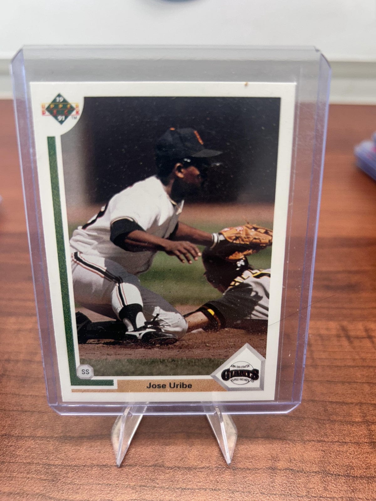 Cheap Sneaks Footwear/Sports Cards Baseball Card Jose Uribe 1991 Upper Deck #207 San Francisco Giants