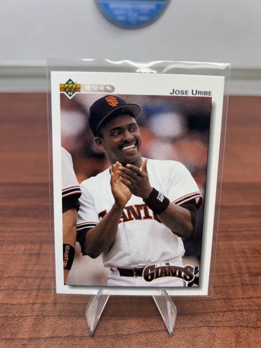 Cheap Sneaks Footwear/Sports Cards Baseball Card Jose Uribe 1992 Upper Deck #270 San Francisco Giants