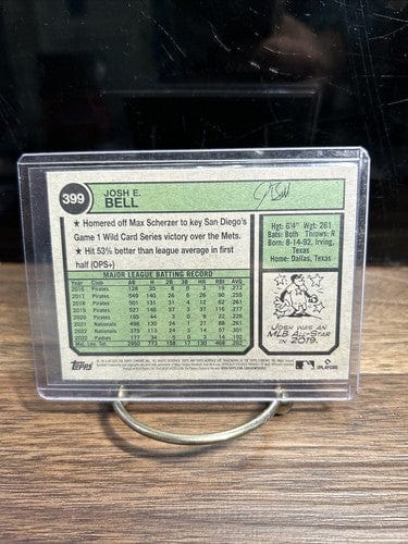 Cheap Sneaks Footwear/Sports Cards Baseball Card Josh Bell 2023 Topps Heritage Cleveland Guardians Baseball Card#399