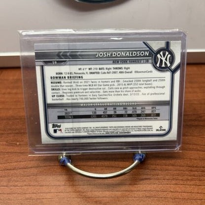 Cheap Sneaks Footwear/Sports Cards Baseball Card Josh Donaldson 2022 Bowman Chrome  Baseball Card#59 New York Yankees
