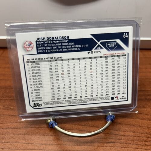 Cheap Sneaks Footwear/Sports Cards Baseball Card Josh Donaldson 2023 Topps Series One Card #64 New York Yankees