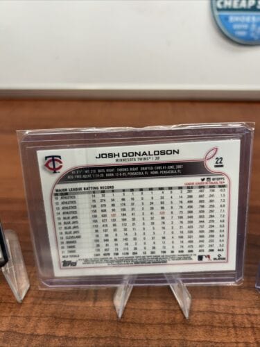 Cheap Sneaks Footwear/Sports Cards Baseball Card Josh Donaldson Minnesota Twins Lot 2021/22 Topps Chrome 2022 Panini Se