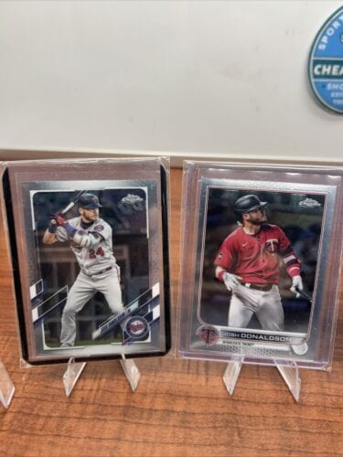 Cheap Sneaks Footwear/Sports Cards Baseball Card Josh Donaldson Minnesota Twins Lot 2021/22 Topps Chrome 2022 Panini Se
