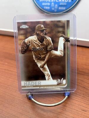 Cheap Sneaks Footwear/Sports Cards Baseball Card Josh Hader 2019 Topps Chrome Sepia Refractor #24 Milwaukee Brewers