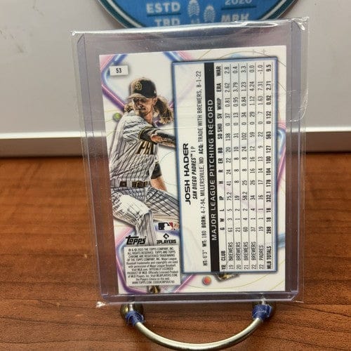 Cheap Sneaks Footwear/Sports Cards Baseball Card Josh Hader 2023 Topps Chrome Cosmic Baseball Card #53 San Diego Padres