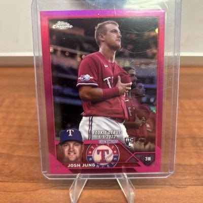 Cheap Sneaks Footwear/Sports Cards Baseball Card Josh Jung 2023 Topps Chrome Update Pink #USC51 Texas Rangers