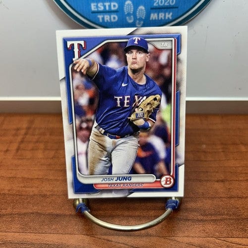 Cheap Sneaks Footwear/Sports Cards Baseball Card Josh Jung 2024 Bowman Paper Q15 #98 Texas Rangers