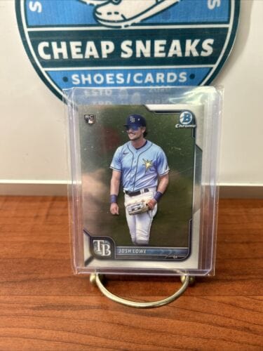 Cheap Sneaks Footwear/Sports Cards Baseball Card Josh Lowe 2022 Bowman Chrome Baseball Card  #87 - Tampa Bay Rays Rooki