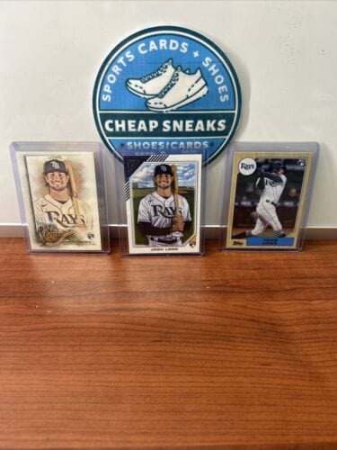 Cheap Sneaks Footwear/Sports Cards Baseball Card Josh Lowe RC Lot(3) 2022 Allen& Ginter,22 Topps Gallery,22 Archives TB