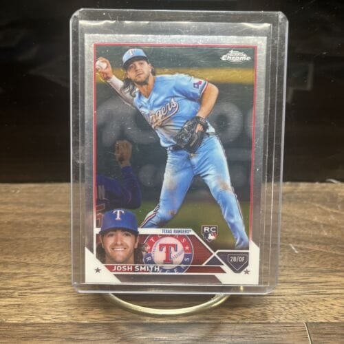 Cheap Sneaks Footwear/Sports Cards Baseball Card Josh Smith Rookie RC 2023 Topps Chrome #73 Texas Rangers Baseball