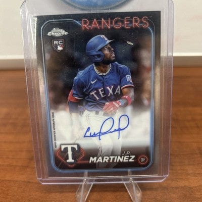 Cheap Sneaks Footwear/Sports Cards Baseball Card JP Martinez (RC) 2024 Topps Chrome Auto Rookie Card #RA-JP Atlanta Bra