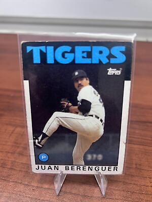 Cheap Sneaks Footwear/Sports Cards Baseball Card Juan Berenguer 1986 Topps #47 Detroit Tigers