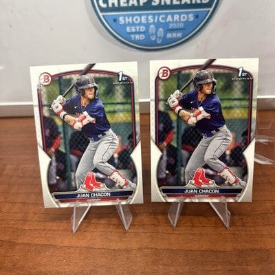 Cheap Sneaks Footwear/Sports Cards Baseball Card Juan Chacon 2023 Bowman Prospects #BP-105 Boston Red Sox 1st Bowman Pr
