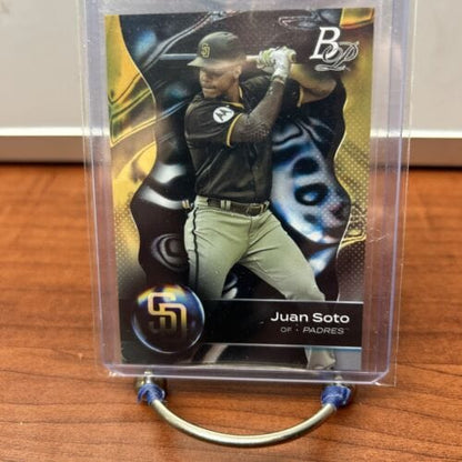 Cheap Sneaks Footwear/Sports Cards Baseball Card Juan Soto 2023 Bowman Platinum Card #74 San Diego Padres