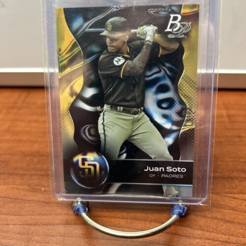 Cheap Sneaks Footwear/Sports Cards Baseball Card Juan Soto 2023 Bowman Platinum Card #74 San Diego Padres