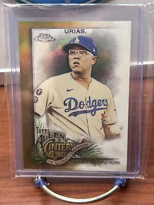 Cheap Sneaks Footwear/Sports Cards Baseball Card Julio Urias 2022 Topps Allen & Ginter Chrome Gold Refractor #299 Dodge