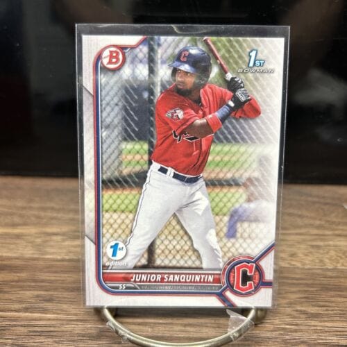 Cheap Sneaks Footwear/Sports Cards Baseball Card Junior Sanquintin , 1st Edition 2022  1st Bowman   #BPPF-80  Cleveland