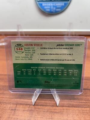Cheap Sneaks Footwear/Sports Cards Baseball Card Justin Steele RC 2023 Topps Chrome Platinum Anniversary #148 Chicago C