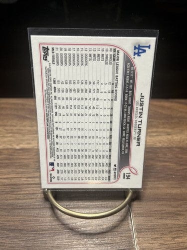 Cheap Sneaks Footwear/Sports Cards Baseball Card Justin Turner 2022 Topps Chrome card 194 Los Angeles Dodgers