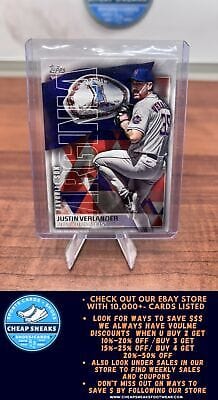 Cheap Sneaks Footwear/Sports Cards Baseball Card Justin Verlander 2023 Topps Favorite Sons #FS-17 New York Mets