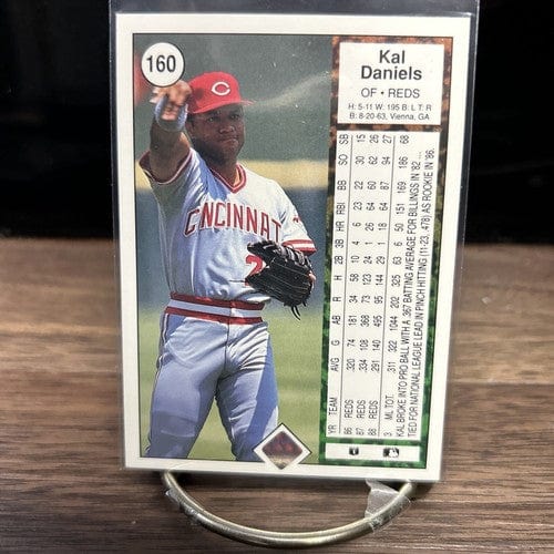 Cheap Sneaks Footwear/Sports Cards Baseball Card Kal Daniels Cincinnati Reds 1989 Upper Deck Baseball Card #160