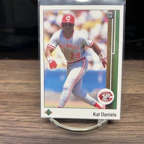 Cheap Sneaks Footwear/Sports Cards Baseball Card Kal Daniels Cincinnati Reds 1989 Upper Deck Baseball Card #160