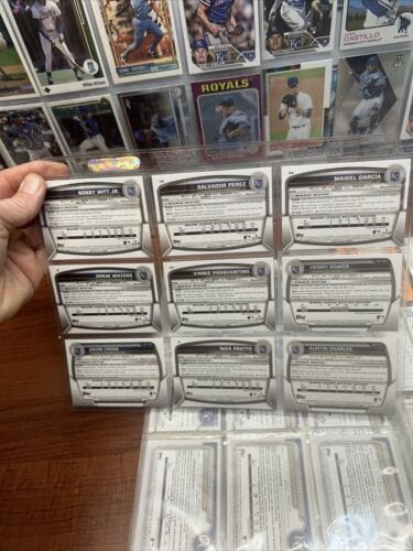 Cheap Sneaks Footwear/Sports Cards Baseball Card Kansas City Royals (81) Card Lots Includes 2023 And 2024 Bowmans Team