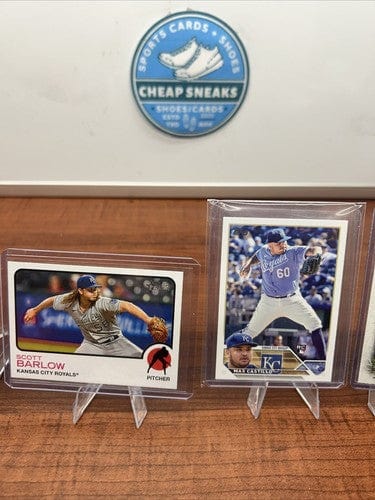 Cheap Sneaks Footwear/Sports Cards Baseball Card Kansas City Royals Lot 2022/2023 Topps Heritage Drew Waters RC, Rivera