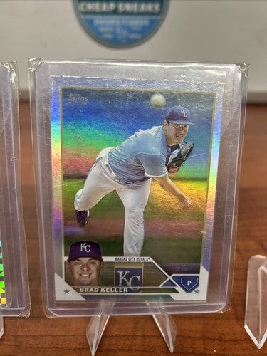 Cheap Sneaks Footwear/Sports Cards Baseball Card Kansas City Royals Lot Jackson Kowar 2023 Topps Chrome XFractor Brad K