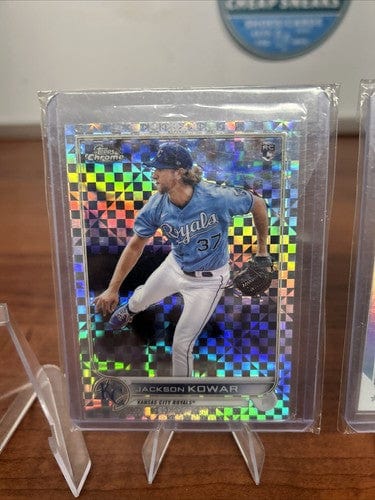 Cheap Sneaks Footwear/Sports Cards Baseball Card Kansas City Royals Lot Jackson Kowar 2023 Topps Chrome XFractor Brad K
