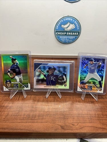 Cheap Sneaks Footwear/Sports Cards Baseball Card KC Royals Foil /Refractor 2022 Topps Gallery Rainbow Foil Jackson Kowa
