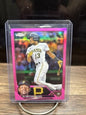 Cheap Sneaks Footwear/Sports Cards Baseball Card Ke'Bryan Hayes 2023 Topps Chrome #137 Pink/Fuchsia Refractor Pittsburg