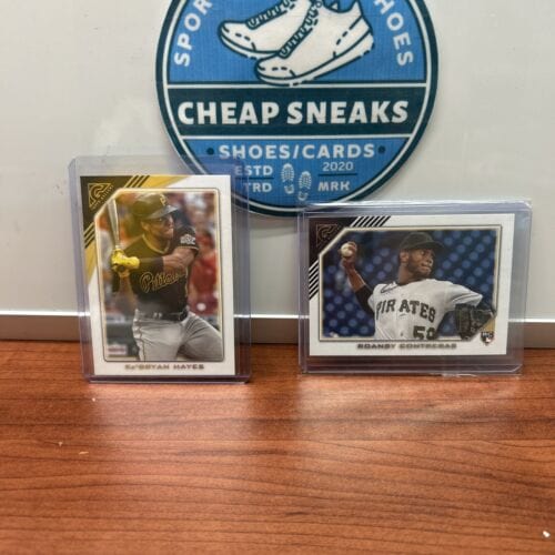 Cheap Sneaks Footwear/Sports Cards Baseball Card Ke’Bryan Hayes+Roansy Contreras Lot (2) 2022 Topps Gallery Pittsburg