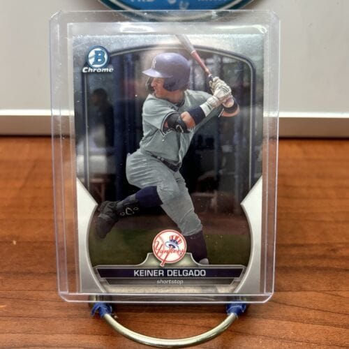 Cheap Sneaks Footwear/Sports Cards Baseball Card Keiner Delgado 2023 1st Bowman Chrome Draft #BDC-119 New York Yankees