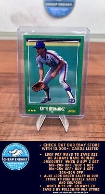 Cheap Sneaks Footwear/Sports Cards Baseball Card Keith Hernandez 1988 Score #400 New York Mets