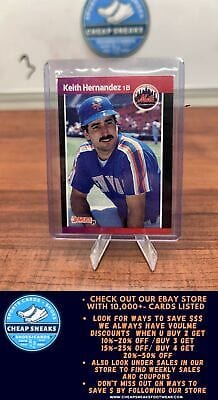 Cheap Sneaks Footwear/Sports Cards Baseball Card Keith Hernandez 1989 Donruss #117 New York Mets