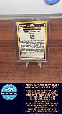 Cheap Sneaks Footwear/Sports Cards Baseball Card Keith Moreland 1987 Donruss #24 Chicago Cubs