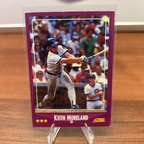 Cheap Sneaks Footwear/Sports Cards Baseball Card KEITH MORELAND 1988 SCORE #71 FREE SHIPPING
