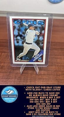 Cheap Sneaks Footwear/Sports Cards Baseball Card Keith Moreland 1988 Topps #416 Chicago Cubs