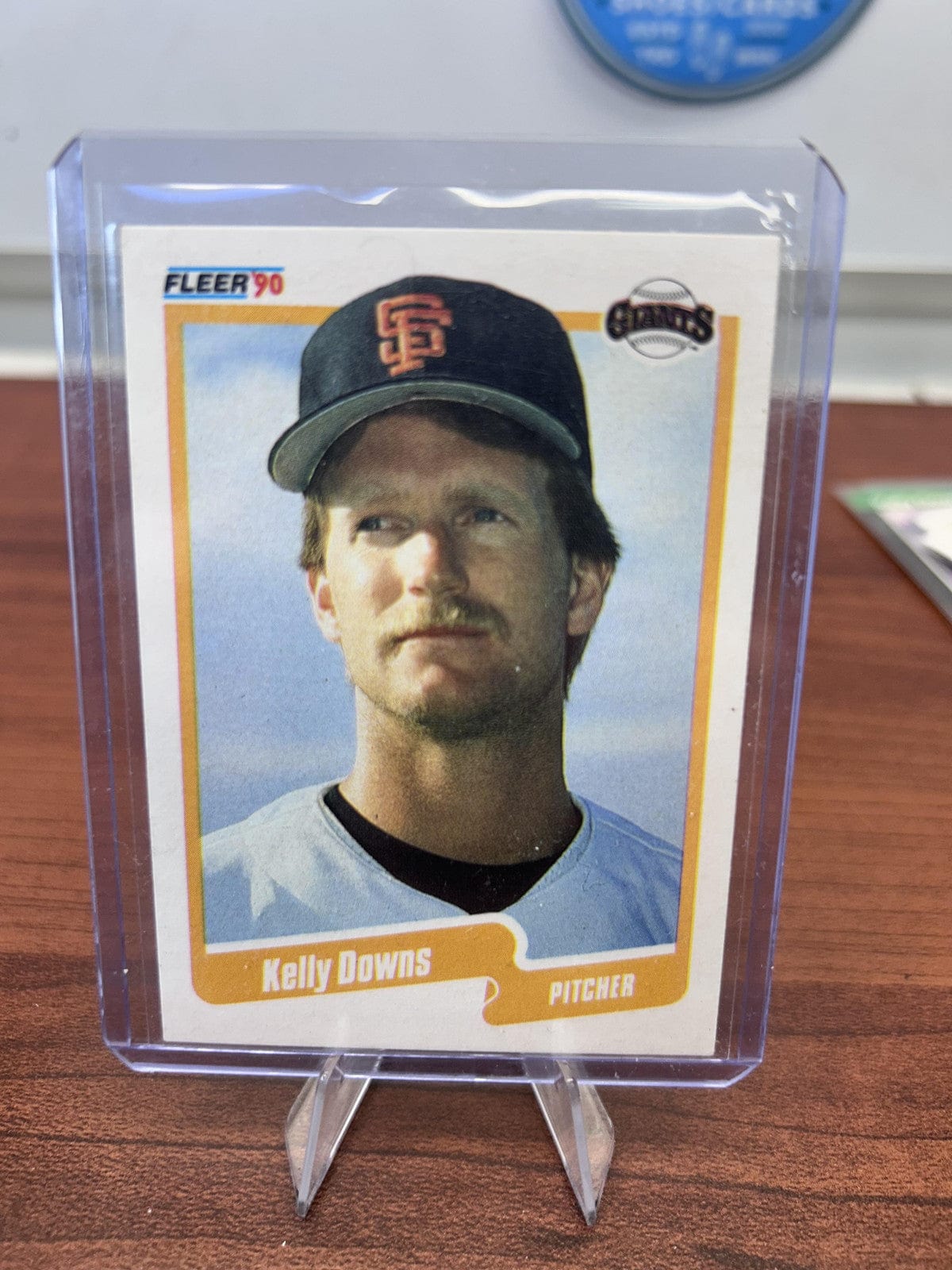 Cheap Sneaks Footwear/Sports Cards Baseball Card Kelly Downs 1990 Fleer #55 San Francisco Giants