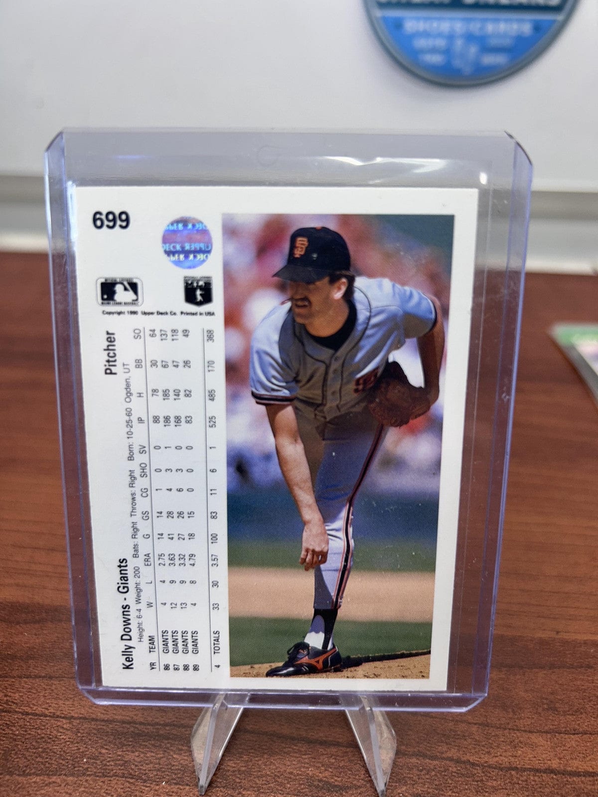 Cheap Sneaks Footwear/Sports Cards Baseball Card Kelly Downs 1990 Upper Deck #699 San Francisco Giants