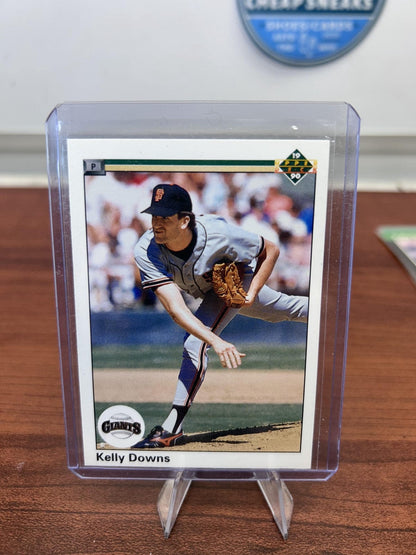 Cheap Sneaks Footwear/Sports Cards Baseball Card Kelly Downs 1990 Upper Deck #699 San Francisco Giants