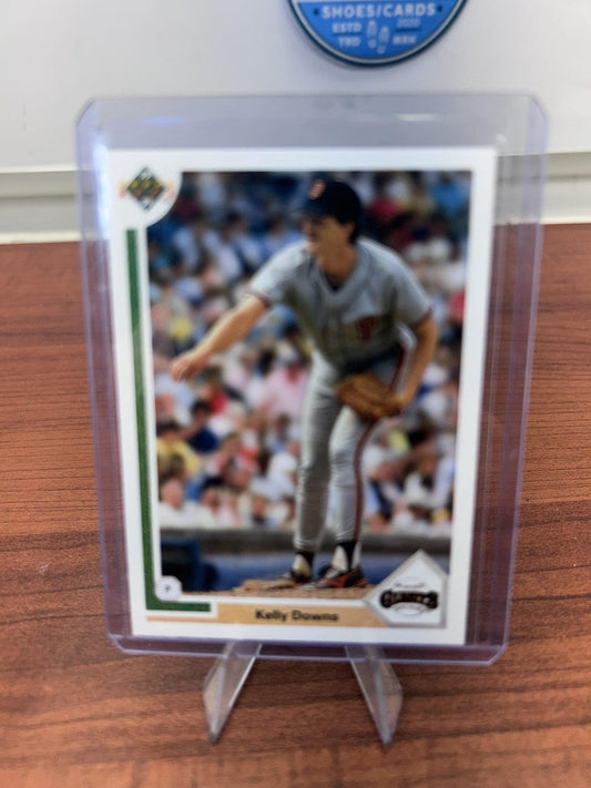 Cheap Sneaks Footwear/Sports Cards Baseball Card Kelly Downs 1991 Upper Deck #441 San Francisco Giants