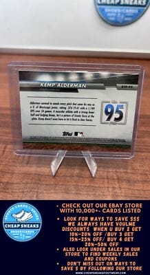 Cheap Sneaks Footwear/Sports Cards Baseball Card Kemp Alderman 2024 Bowman Bowman Scouts' Top 100 #BTP-95 Miami Marlins