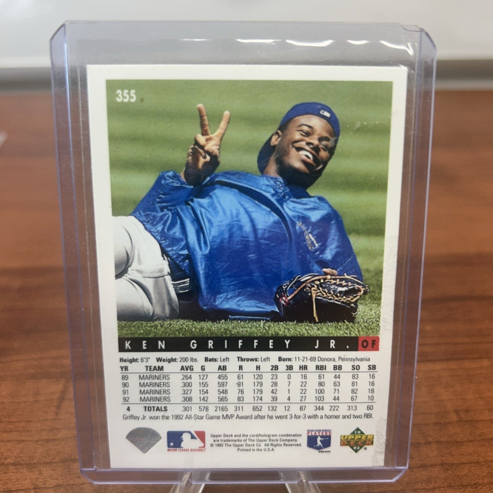 Cheap Sneaks Footwear/Sports Cards Baseball Card Ken Griffey Jr 1993 Upper Deck # 355 HOF Seattle Mariners