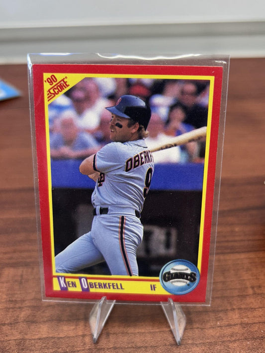 Cheap Sneaks Footwear/Sports Cards Baseball Card Ken Oberkfell 1990 Score #422 San Francisco Giants