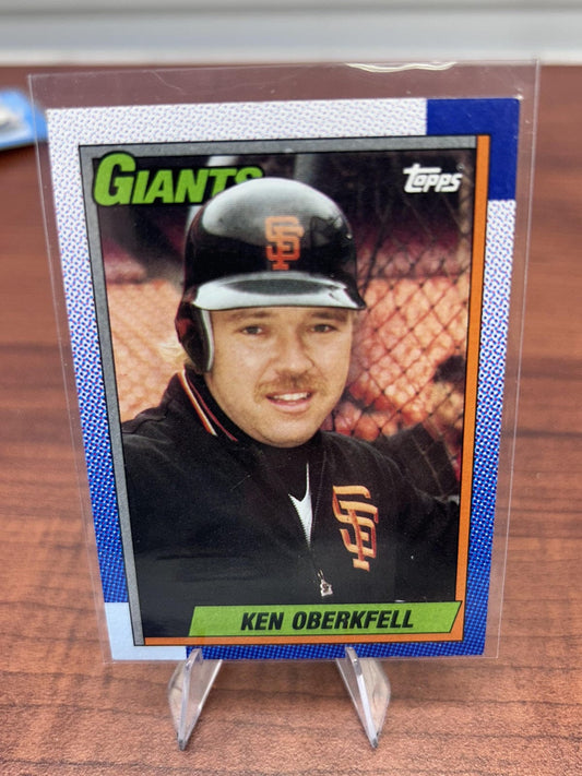 Cheap Sneaks Footwear/Sports Cards Baseball Card Ken Oberkfell 1990 Topps #488 San Francisco Giants