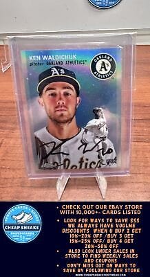 Cheap Sneaks Footwear/Sports Cards Baseball Card Ken Waldichuk RC 2023 Topps Chrome Platinum Anniversary Refractor #108