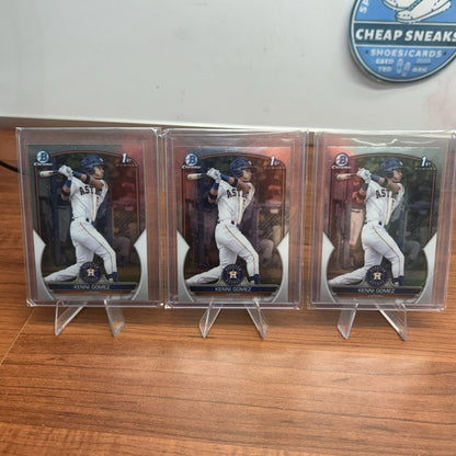 Cheap Sneaks Footwear/Sports Cards Baseball Card Kenni Gomez 2023 1st Bowman Chrome Houston Astros Baseball Card #BCP-4