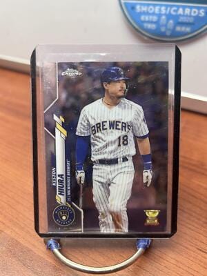 Cheap Sneaks Footwear/Sports Cards Baseball Card Keston Hiura 2020 Topps Chrome #25 Milwaukee Brewers